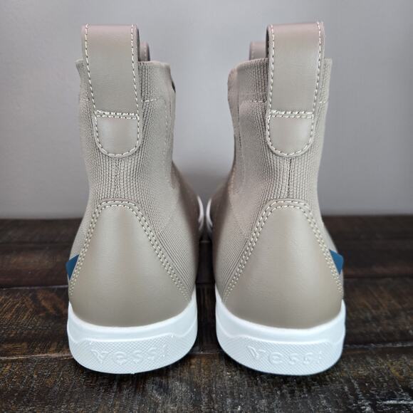 Vessi Weekend Chelsea Mens Size 10 Waterproof Shoes Shiitake Brown - Picture 4 of 13